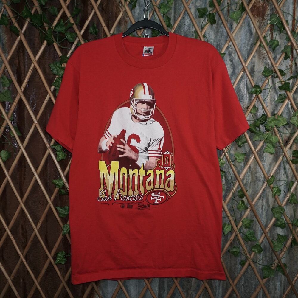 L - Vintage Y2K Salem T-Shirts joe montana san francisco